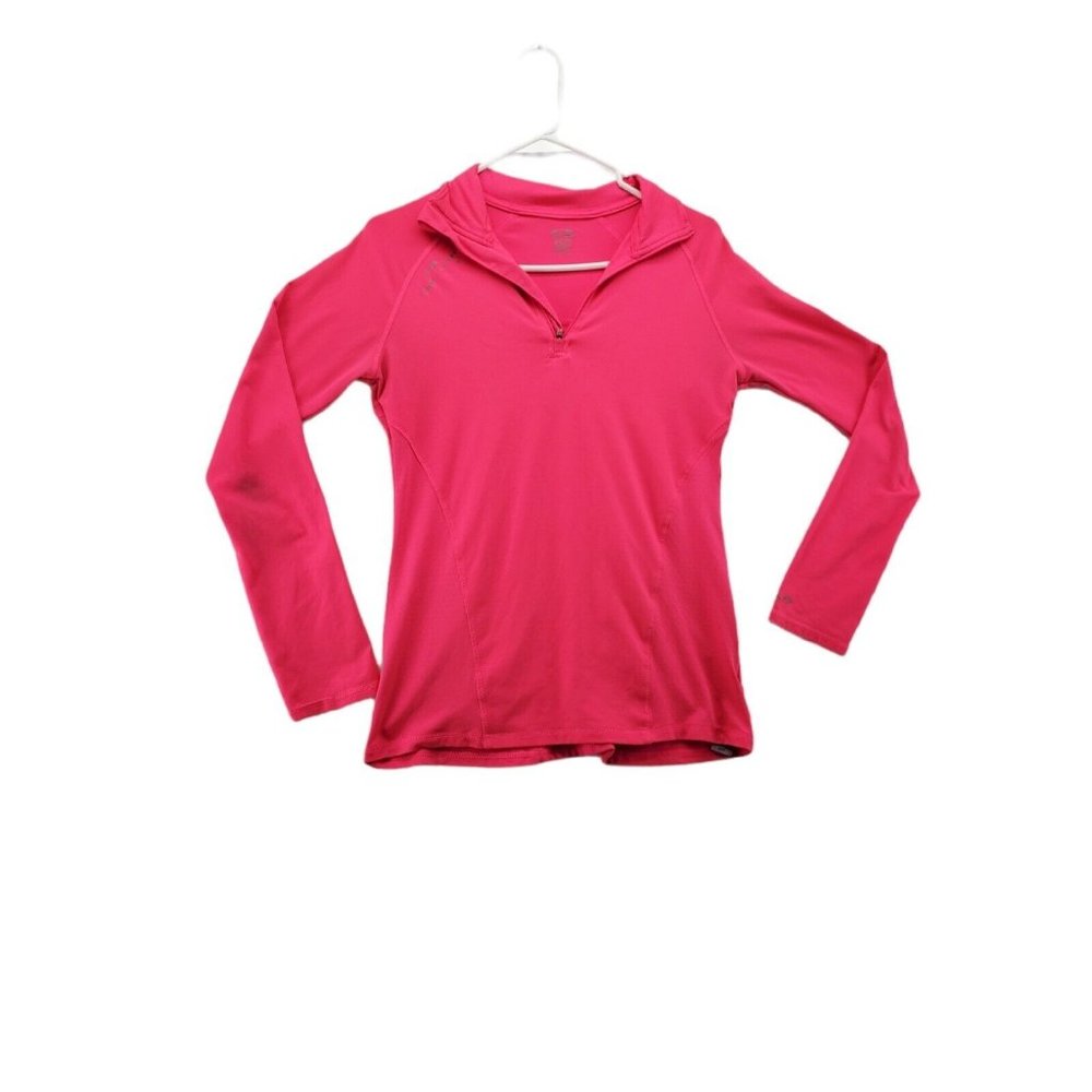 CHAMPION Jacket Women's Long Sleeve Track Full Zip Pink Size XS